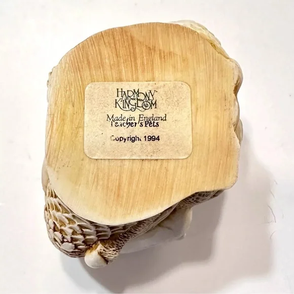 Harmony Kingdom Trinket Box Birds Teacher's Pet By Peter Calvesbert retired 1994 - Picture 10 of 16